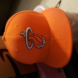 New Era Vibrant Orange Miami Heat Hat